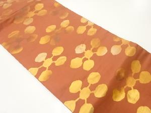 梅鉢模様織出し名古屋帯